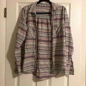 Maurices Long Sleeve button up flannel